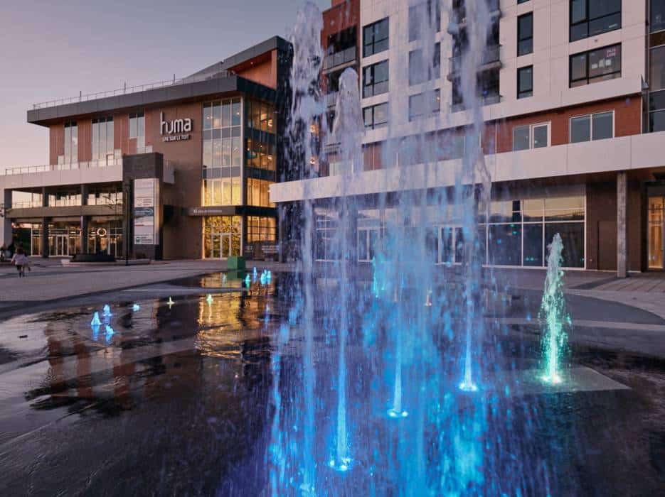 Design et plan aquatique - Fontaine de l'Agora
