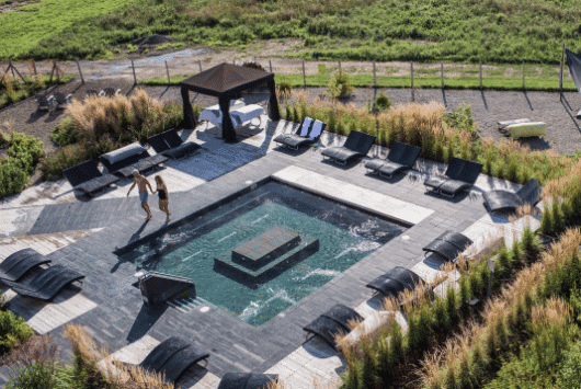 construction spa nordique germain Soucy Aquatik